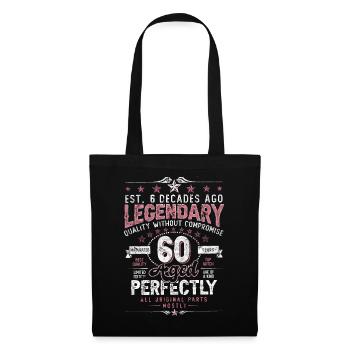 Vintage 60 Aged Perfectly Women on their 60th Birthday - Tote Bag - black - Front