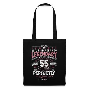 Vintage 55 Aged Perfectly Women on 55th Birthday - Tote Bag - black - Front