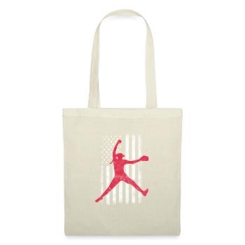 Softball États-Unis - Sac en tissu - nature - Devant