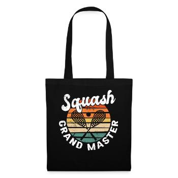 Cool Retro Crossing Raquettes Squash Grand Maître - Sac en tissu - noir - Devant