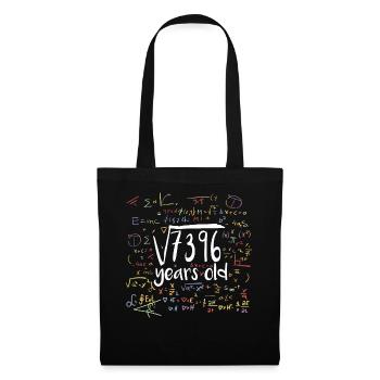 Square Root of 7396 Math Nerd 86th Birthday - Tote Bag - black - Front