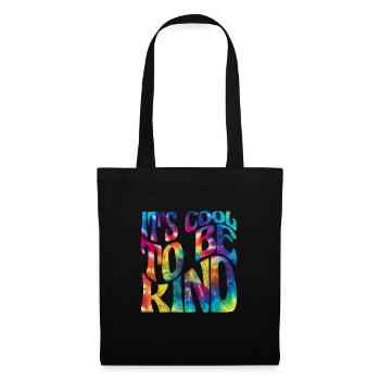 Hippie - Sac en tissu - noir - Devant