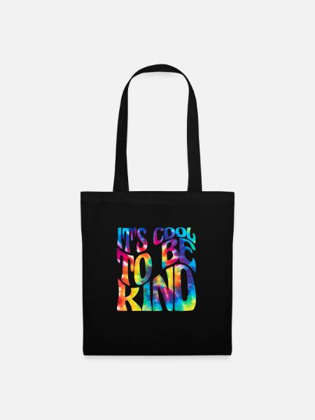 Hippie Peace Flower Power Love Frieden Geschenk - Stoffbeutel - Schwarz