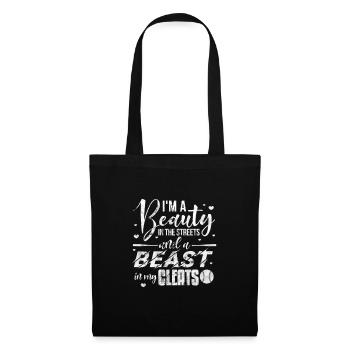 Softball - Sac en tissu - noir - Devant