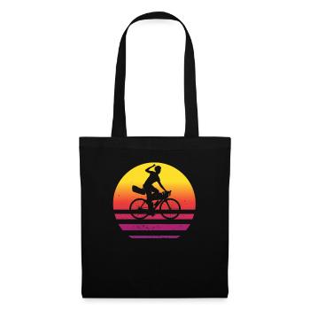 RETRO Bikepacking Gravel Bike - Sac en tissu - noir - Devant