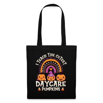 Halloween I Teach The Cutest Daycare Pumpkins - Tote Bag - black - Front
