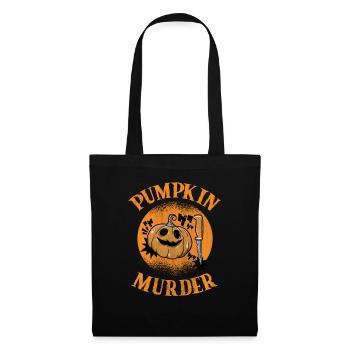 Greepy Pumpkin Murder Halloween Costume - Tote Bag - black - Front