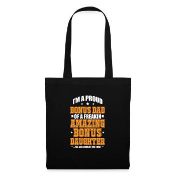 Stepfather Father Stepdad Papa Father's Day Gift - Tote Bag - black - Front