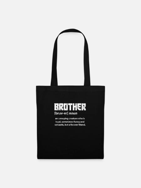 Bruder - Stoffbeutel - Schwarz