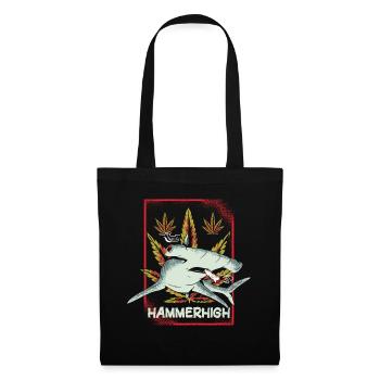 Hammerhigh - Cannabis HIGH Weed - Tote Bag - black - Front