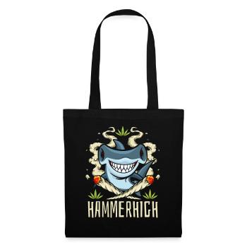 Joint Stoner Hammerhigh Cannabis HIGH Weed - Sac en tissu - noir - Devant