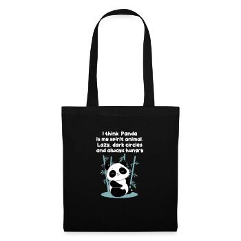 Panda Panda Bear Bear Animal Pandas Gift - Tote Bag - black - Front