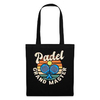 Cool Retro Crossing Raquettes Padel Grand Maître - Sac en tissu - noir - Devant