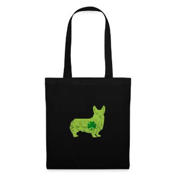 Welsh Corgi Dog Dog Dog Race Cadeau - Sac en tissu - noir - Devant