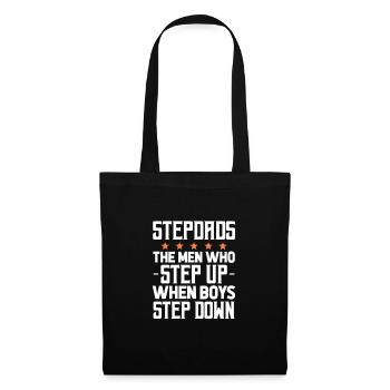 Stepfather Father Stepdad Papa Father's Day Gift - Tote Bag - black - Front