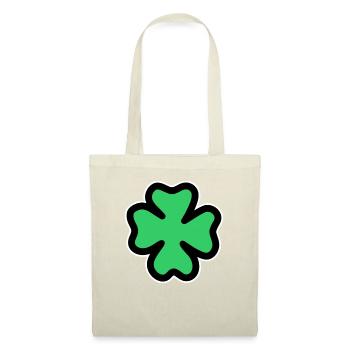 trèfle à quatre feuilles - Sac en tissu - nature - Devant