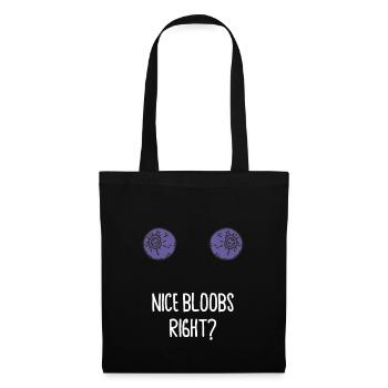 Nice Bloobs right? Halloween Costume - Stoffbeutel - Schwarz - Vorne