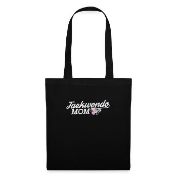 Taekwondo Mère - Sac en tissu - noir - Devant