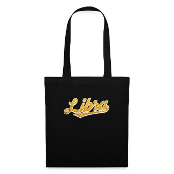 Libra Zodiac Sign Horoscope Astrology Gift - Tote Bag - black - Front