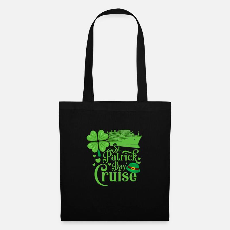 Kreuzfahrt St Patricks Day - Stoffbeutel - Schwarz