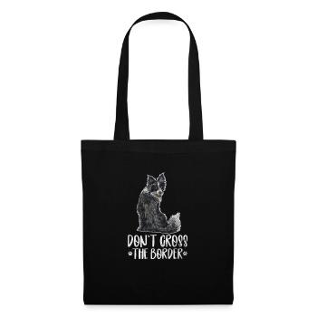 Border Collie - Tote Bag - black - Front