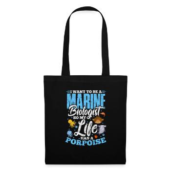 Marine Biology Marine Biologist Biolgie Gift - Tote Bag - black - Front