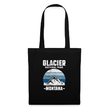 Montana Amérique USA Helena Mountains Cadeau - Sac en tissu - noir - Devant