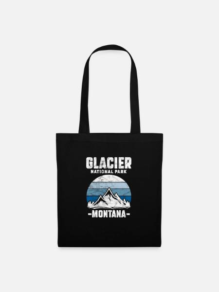 Montana America USA Helena Mountains Gift - Tote Bag - black