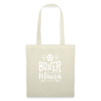 Boxer Mama - Stoffbeutel - Natur - Vorne