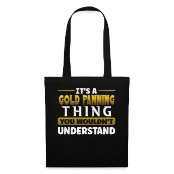 Worlds Okayest Prospector Gold Miner - Tote Bag - black - Front