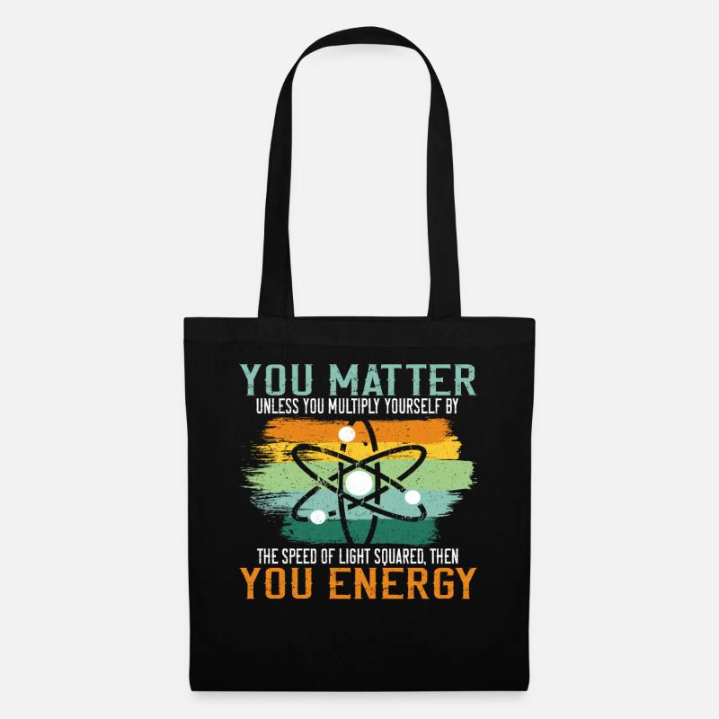 You Matter Unless You Multiply Yourself Science - Stoffbeutel - Schwarz