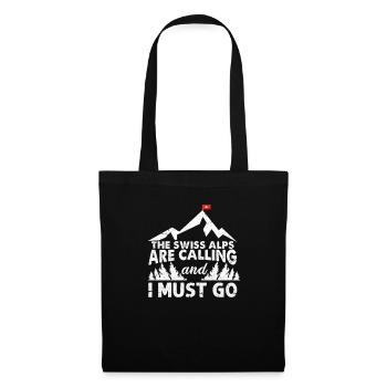 Suisse Suisse Alpes Suisses Cadeau - Sac en tissu - noir - Devant