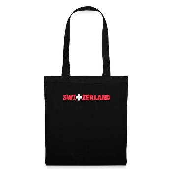 Suisse Suisse Alpes Suisses Cadeau - Sac en tissu - noir - Devant