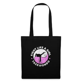Taekwondo Girl - Tote Bag - black - Front