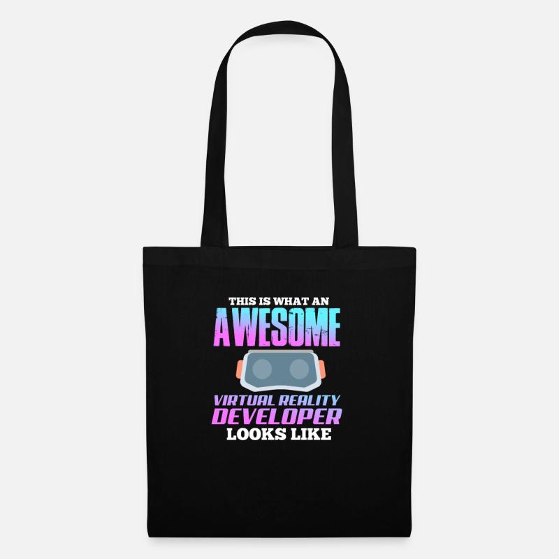 VR Virtual Reality - Tote Bag - black