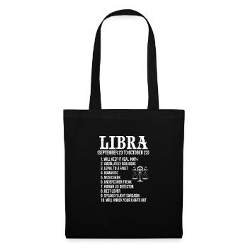 Balance - Sac en tissu - noir - Devant