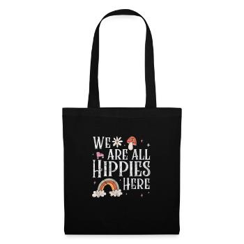 Hippie - Sac en tissu - noir - Devant
