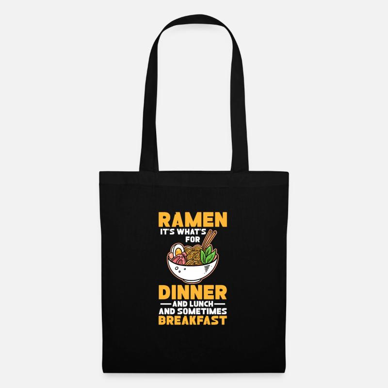 Ramen - Stoffbeutel - Schwarz