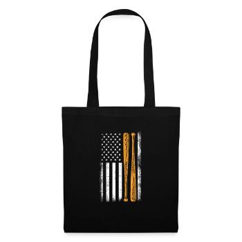 Softball USA Baseball America Pitcher Gift - Tote Bag - black - Front