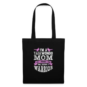 Taekwondo Mère - Sac en tissu - noir - Devant