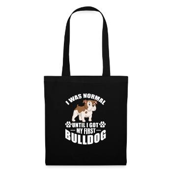 American Bulldog - Stoffbeutel - Schwarz - Vorne