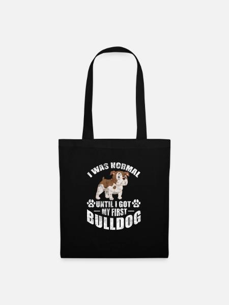 American Bulldog Hund Hundeliebhaber Geschenk - Stoffbeutel - Schwarz