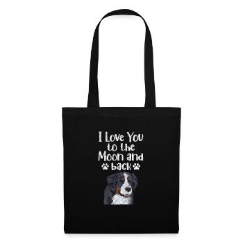 Bernese Mountain Dog Dog Dog Lover Cadeau - Sac en tissu - noir - Devant