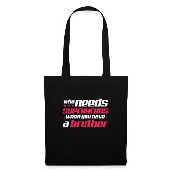 Big Brother Sibling Sister Gift - Tote Bag - black - Front