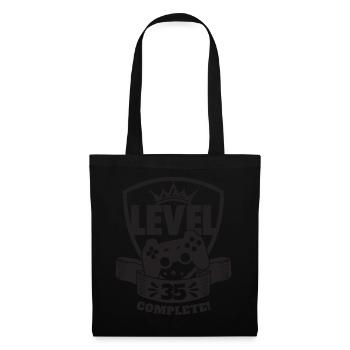 Level 35 Complete Birthday Gift 35 Years - Tote Bag - black - Front
