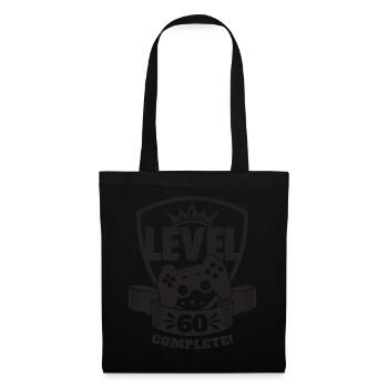 Level 60 Complete Birthday Gift 60 Years - Tote Bag - black - Front