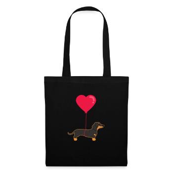 Dachshund Dog Dogs Dachshund Teckel Gift - Tote Bag - black - Front
