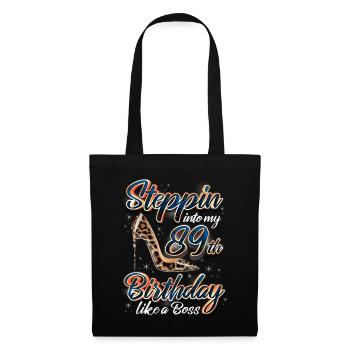 Steppin Into My 89th Birthday 89. Geburtstags - Tote Bag - black - Front