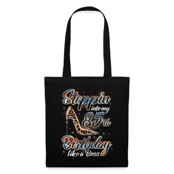 Steppin Into My 85th Birthday 85. Geburtstags - Tote Bag - black - Front