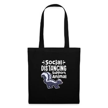 Mouffette - Sac en tissu - noir - Devant